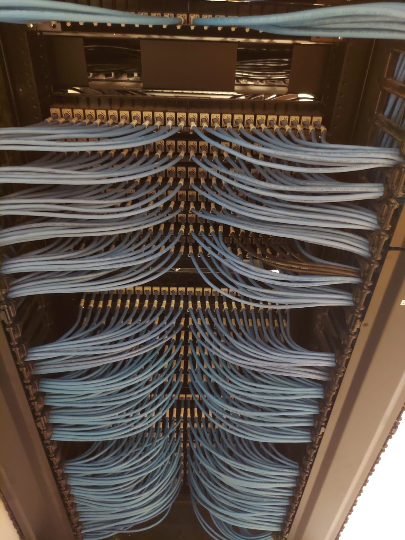 CAT6A structured cabling termination